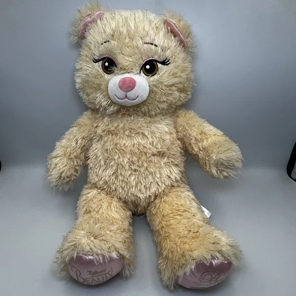 Build A Bear‎ Disney Beauty and The Beast Belle Plush 16 Inch 2017 Metallic Fur