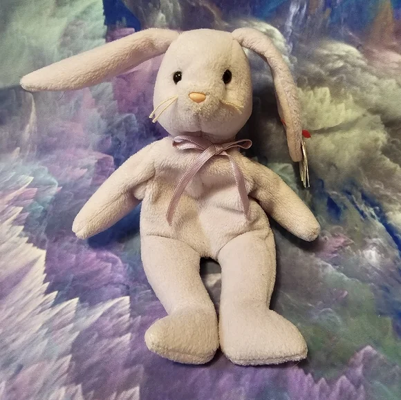 TY Beanie Baby Floppity‎ the Purple bunny