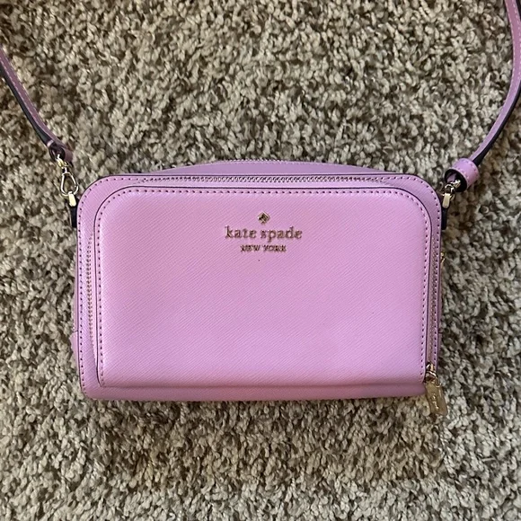 kate spade Pink Crossbody Wallet Bag