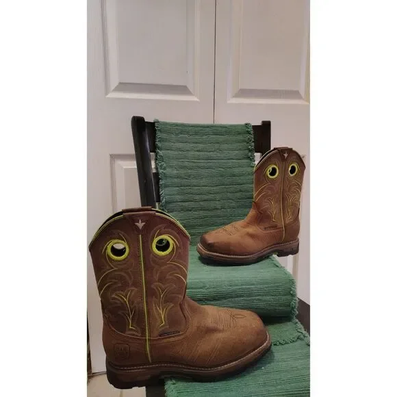 Dan Post Men's Storms Eye Waterproof EH Western Work Boots 8M