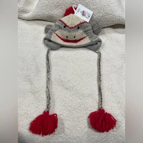 Sock Monkey‎ Hat-