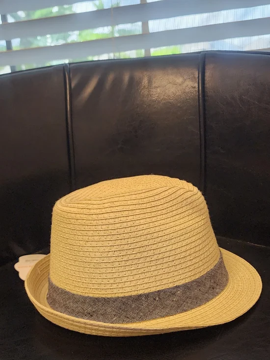 TB Fedora Hat with Gray Band