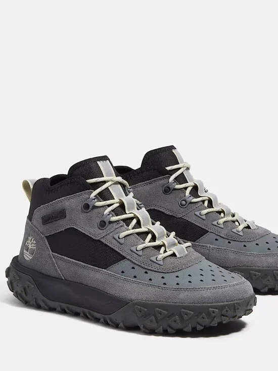 Timberland Mens MID Hiking Boots Grey BLK
