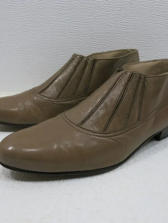 Rodolfo Valentino Elastic Leather Dress Men's Comfort Boots Size 7.5