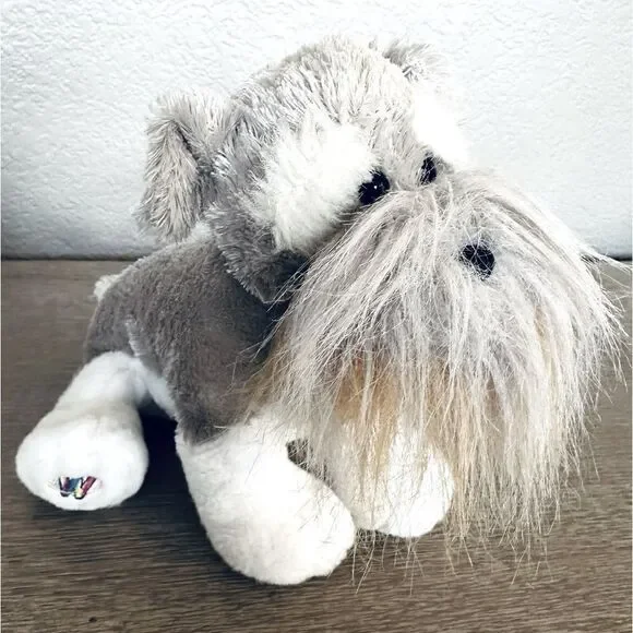 Plush Schnauzer Dog Ganz Stuffed Animal Toy