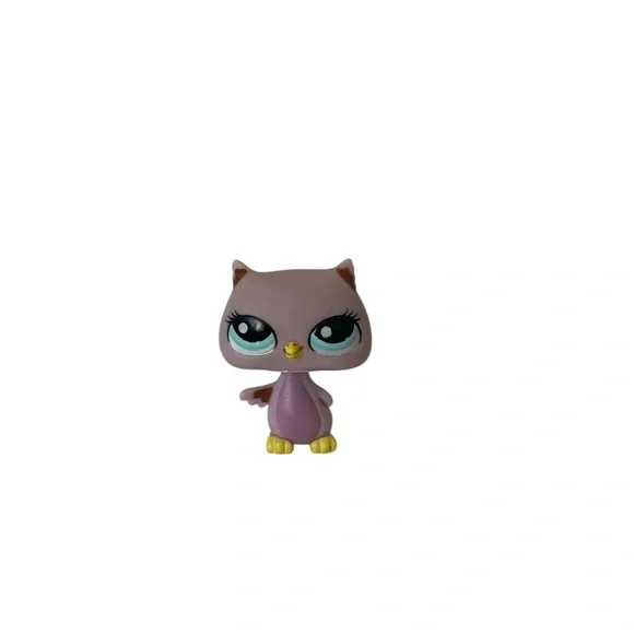 Littlest Pet Shop Purple Owl #1373 Spring Pets