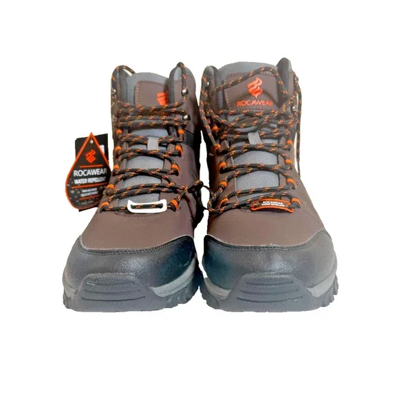 Rocawear Brown Leather Hiking Trail Boots Men's Size 13 Outdoor Shoes