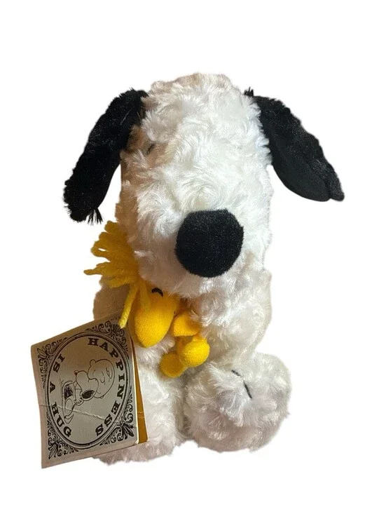 Peanuts SNOOPY & WOODSTOCK Hallmark “Happiness Is A Hug” Plush w/Tag 10”