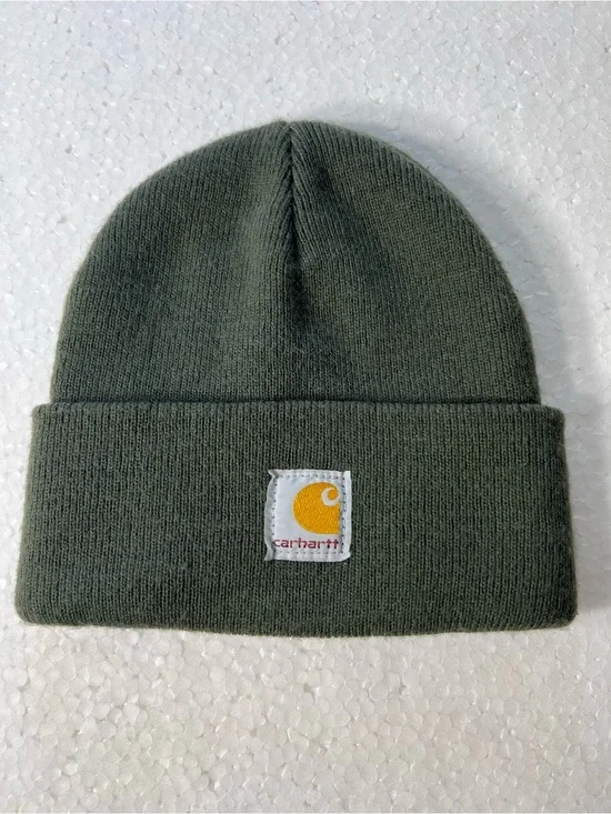 Carhartt Youth Knit Cuffed Beanie | Olive Green | One Size Fits Most