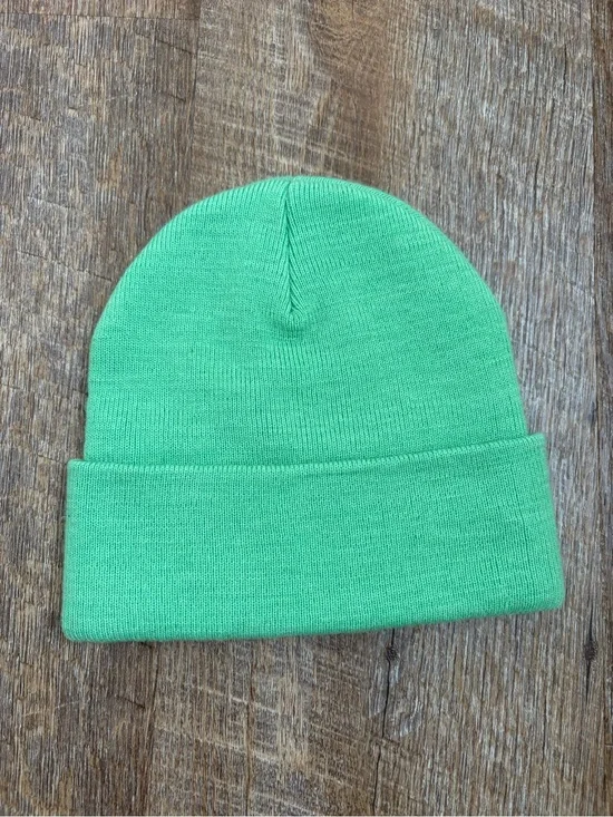Monki Kids Bright Green Knit Beanie