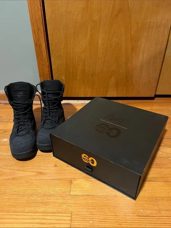 Danner Mens Tanicus 007 Men's Black Lace-Up Tactical Boots No Time to Die 11