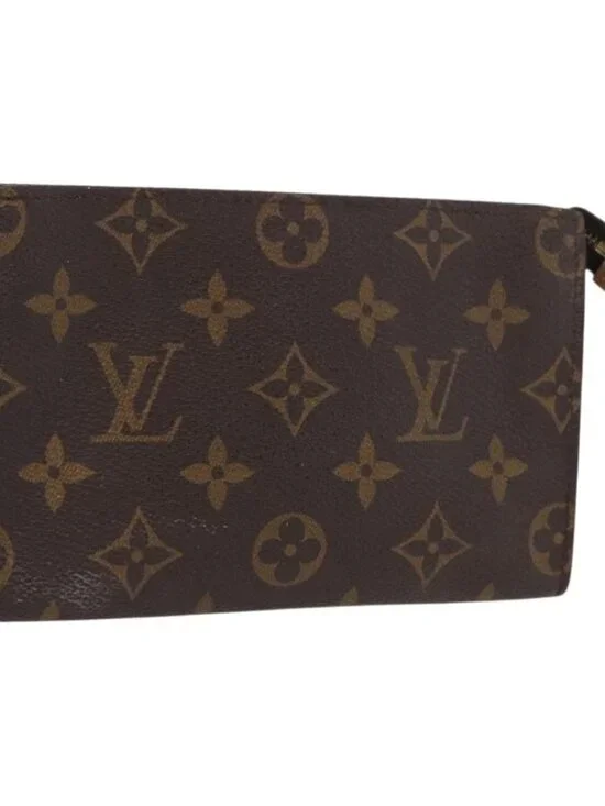 LOUIS VUITTON Monogram Bucket PM Accessory Pouch LV Auth 172490