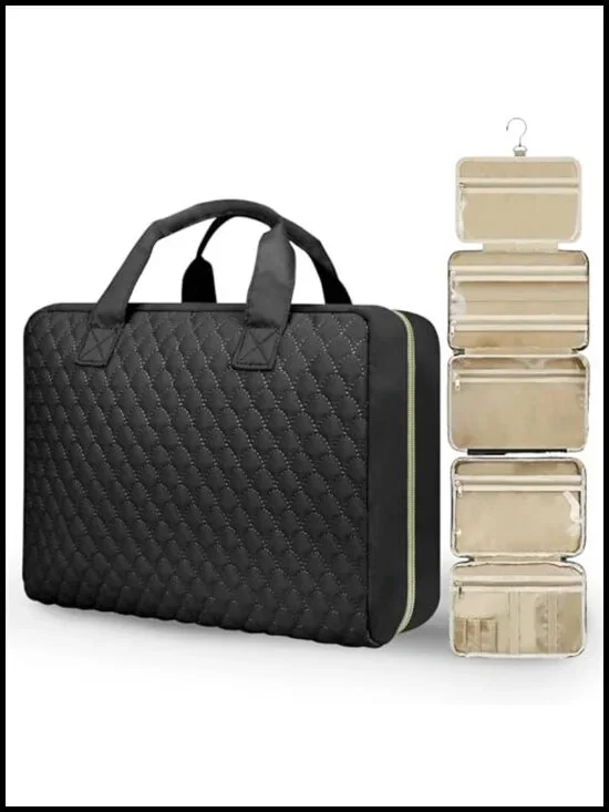 Large Detachable Travel Toiletry Bag Hanging Makeup Cosmetic Organizer