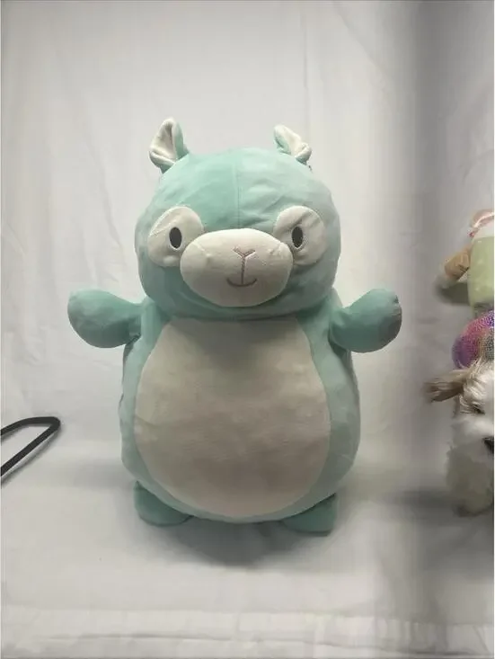 Squishmallow Large 18” PIERRE the Teal Green Alpaca Llama Hug Mees Plush Toy