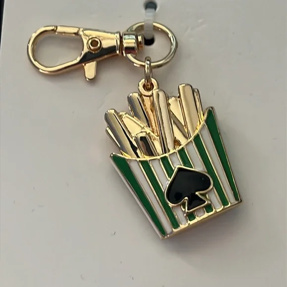 NWT French Fry Bag Charm Keychain - kate spade new york x Target