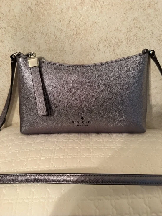 kate spade Iridescent Gunmetal Crossbody Bag