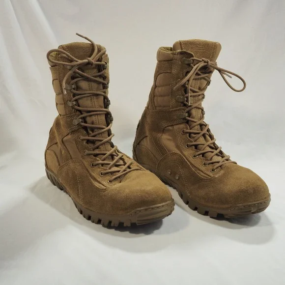 Belleville Boots Men 12 Coyote C333 Sabre Vibram Tactical Combat Military Hiking