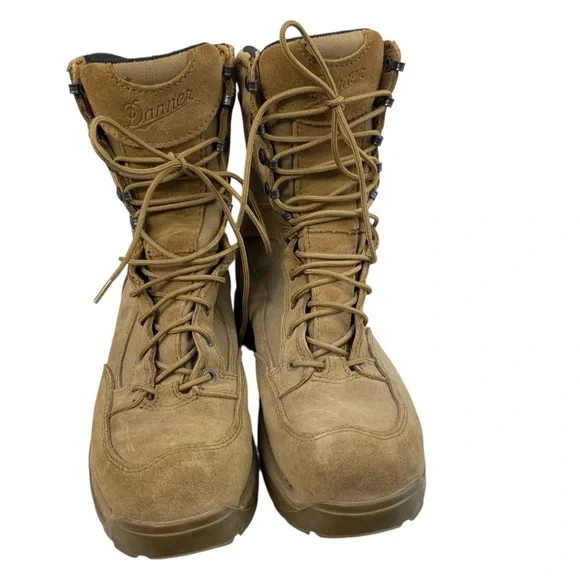 DANNER Tan Combat TFX Leather & Fabric Tactical Boots‎ – Men’s 9 D
