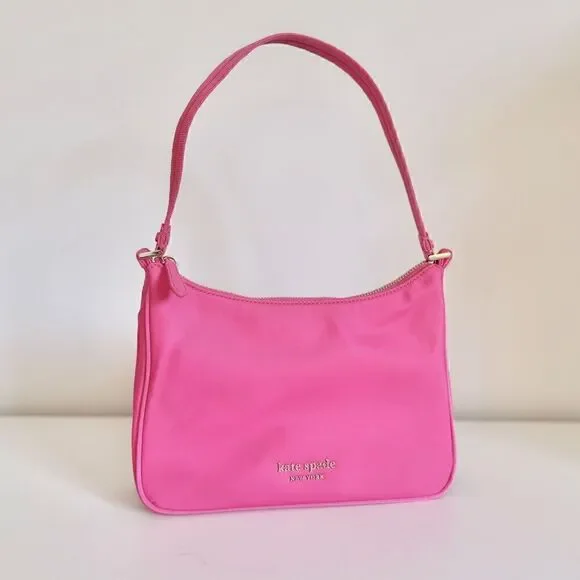 ⭕️ KATE SPADE Pink Nylon Shoulder Bag