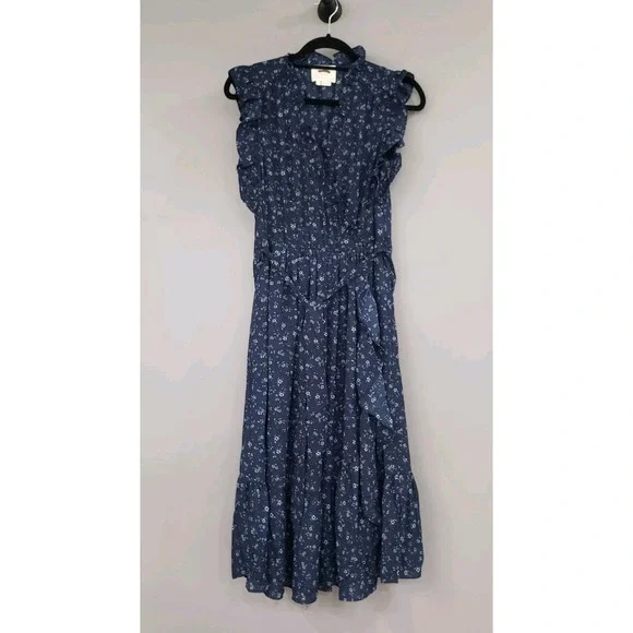 NEVER WORN Kate Spade New York Out West Wild RosE Ruffle Faux Wrap Dress Size 6