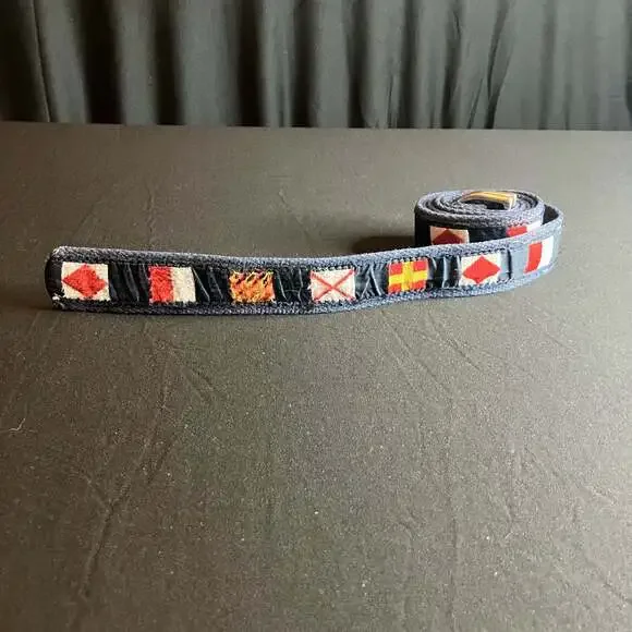 The Americana Collection by Accessories Unlimited Nautical Signal Flag Belt