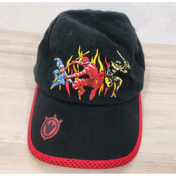 Power Rangers Baseball Style Cap Sz: Youth Disney Store, Adjustable Hat Cotton‎