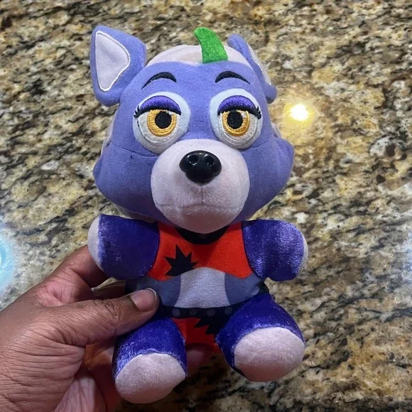 FNAF Security Breach Roxanne Wolf Plush Glamrock Roxy 7.5 Inch Toy‎