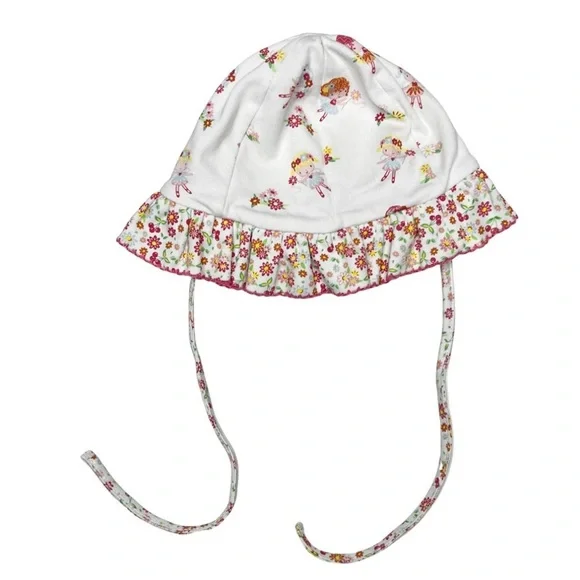 Kissy Kissy Fairies And Floral Reversible‎ Floppy Hat
