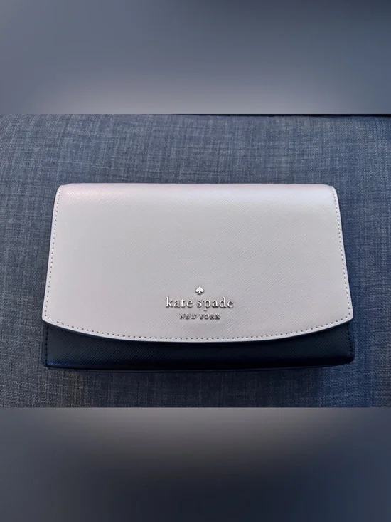 NEW kate spade Two-Tone black and nude crossbody bag
