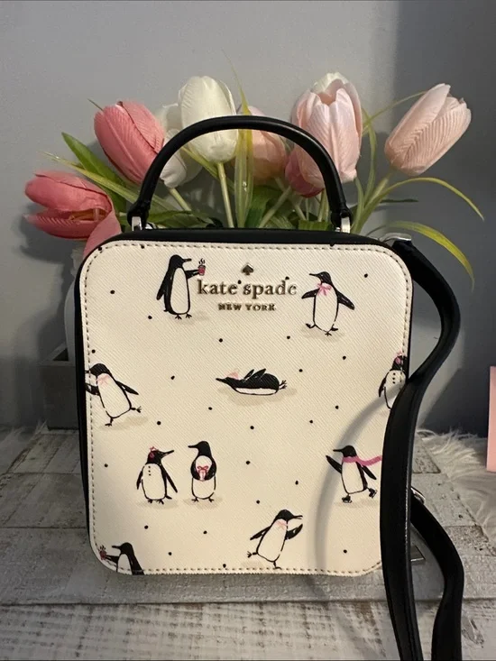 Kate spade vanity penguin crossbody bag