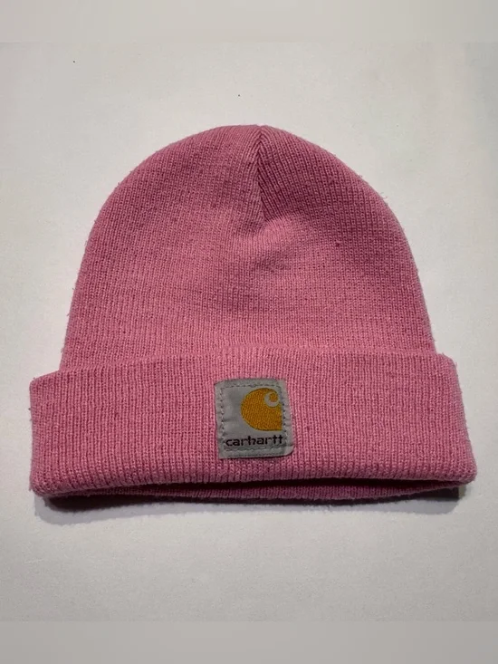 Carhartt Pink Knit Cuffed Beanie Toddler Girls One Size