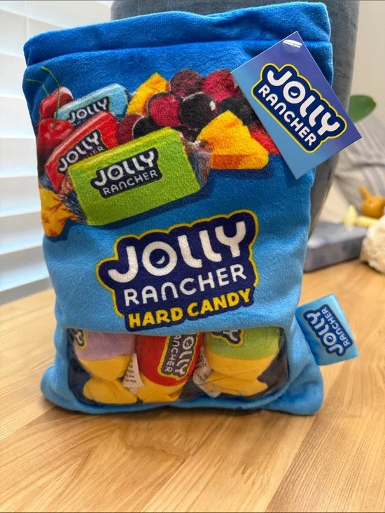 🆕Jolly Rancher Plush Candy Bag - Bright Blue