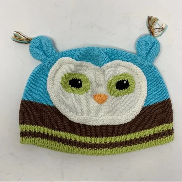 Neiman Marcus owl beanie‎ hat size small