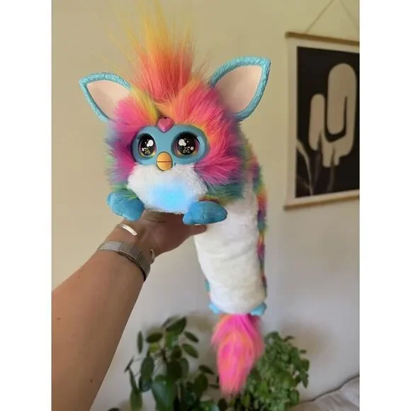 32 Long Furby DJ Interactive Toy Super Snuggly Rainbow Electronic Plush