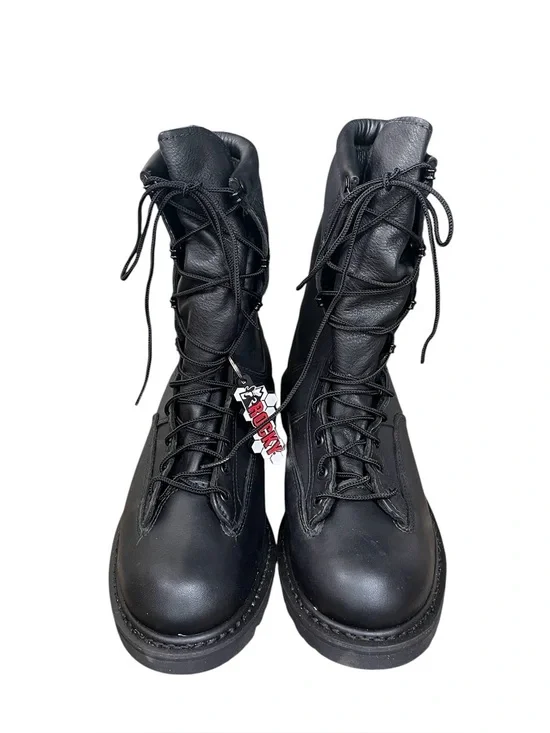 ROCKY Black Premium Combat Lace-Up Boots - Rugged Military Style 9W