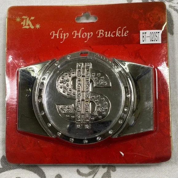 Hip Hop Flash Belt‎ Buckle, $ Dollar EMBLEM