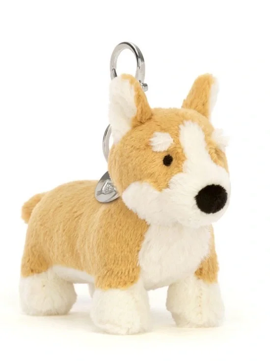 Jellycat Betty Corgi Bag Charm BNWT HTF RETIRED Asian “Dog Edition” RARE