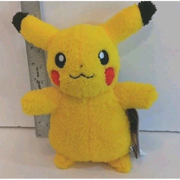 Pokemon PIKACHU Plush toy Warm and Healing Fluffy Plushy 10