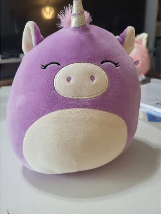 Squishmallows Purple Unicorn Plush Toy