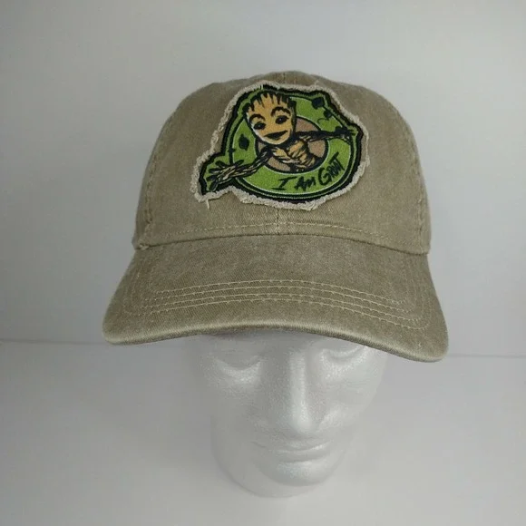 Disney Parks Marvel Guardians Of The‎ Galaxy I AM GROOT Baseball Cap Hat Adult