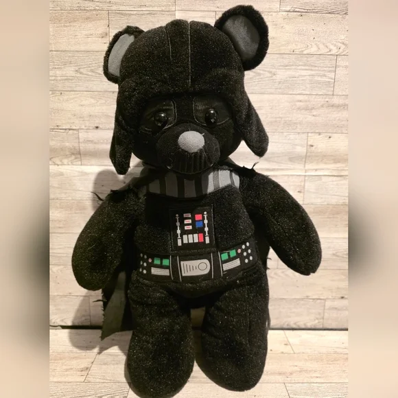 Build-A-Bear Black Darth Vader Style Plush Bear