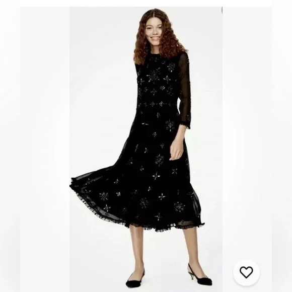 NWT Kate Spade Madison Ave Jeweled Embellished Stellie Dress  NJMU8329 $1498