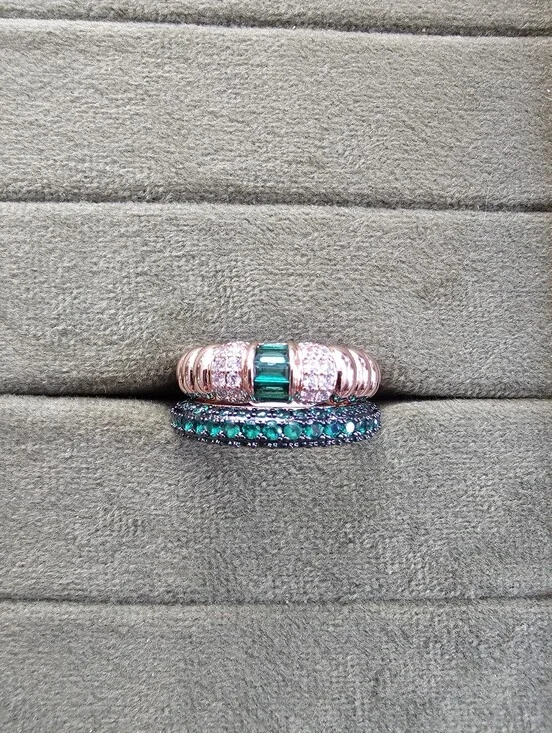 Gold Plated Ring Set Size 9