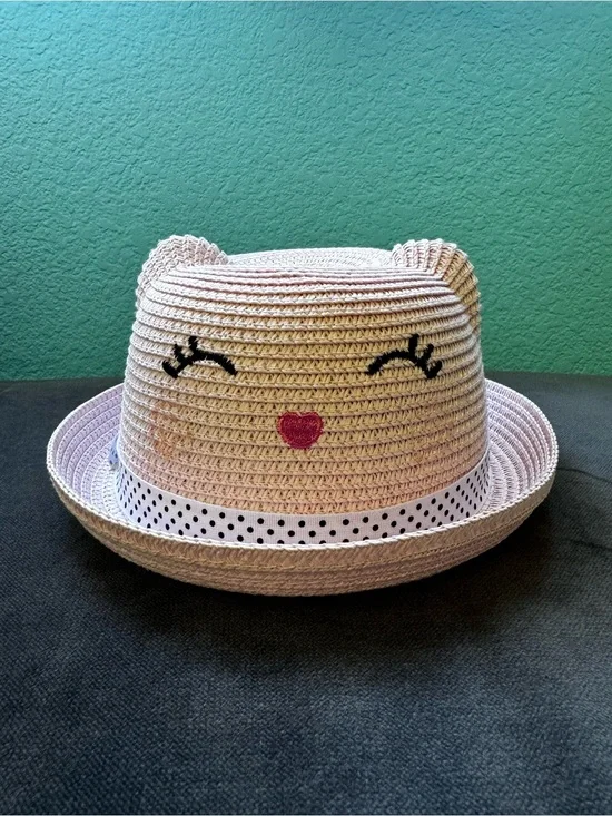 H&M Hat with Cat Ears, Pink, 3-4Y