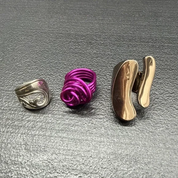 Ring Jewelry Ring Lot Of 3 See Photos