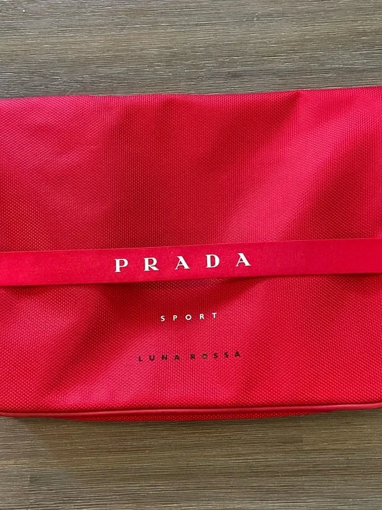 Prada Sport Toiletry Travel Bag, Luna Rossa Cosmetics Case NWOT
