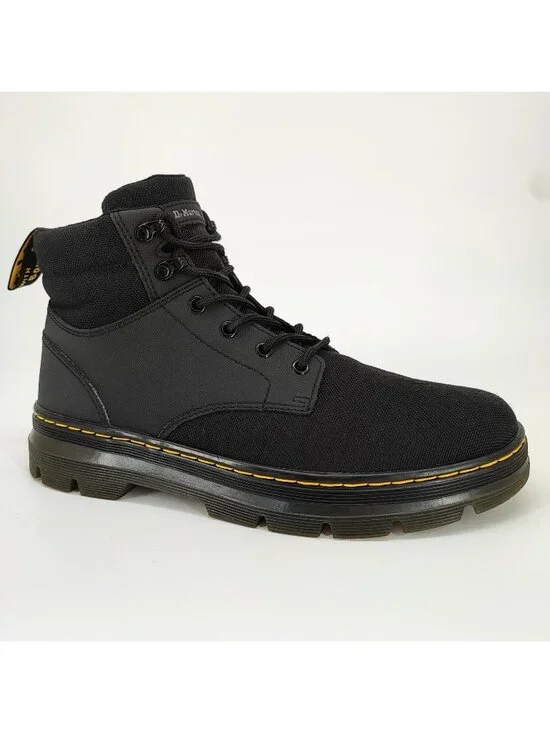 Dr. Martens Rakim Men's Size 11 Boots Leather Canvas Black Utility AW004