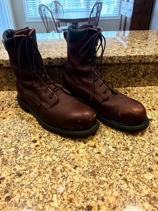 Red Wing Shoes Mens SUPERSOLE 2.0 Leather Gore-Tex Work Boots Brown Size 10.5 EE