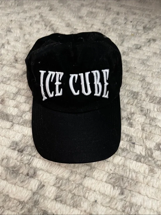 Ice Cube Kids Black Baseball Cap - Embroidered Logo