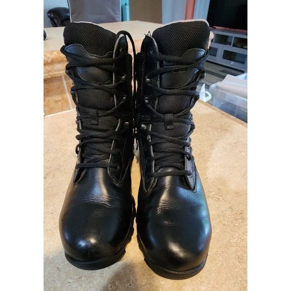 BATES TACTICAL BOOTS MENS 9‎ BLACK GX-8 GORETEX WITH SIDE ZIP